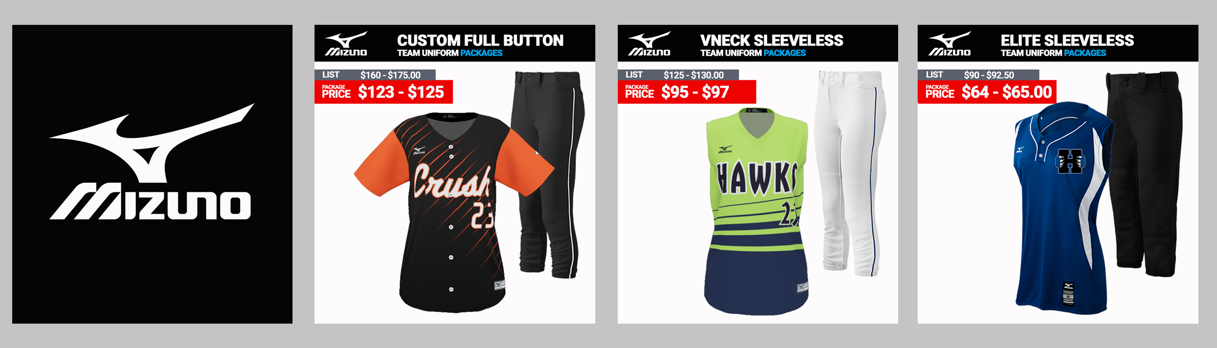 Fastpitch Team Jerseys Custom Uniform Packages & Softball Apparel
