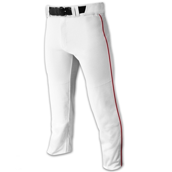 Champro Adult Pinstripe Baseball Pants WHITE/BLACK Adult XLarge