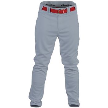 Rawlings Launch YLNCHSRP Youth Piped Baseball Pant - Grey/Black - Medium