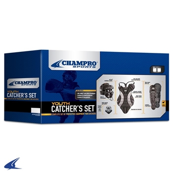 Champro Triple Play Youth Ages 6-9 Catcher's Gear Box Set CBSY569BW