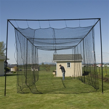 Mastodon Outdoor Batting Cage (Including Poles, Hardware & Netting